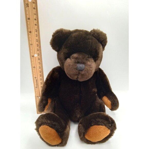 Velvets Teddy Bear Brown Plush Greek 62960 Sitting Soft Stuffed Animal 8 Inch - Picture 2 of 10